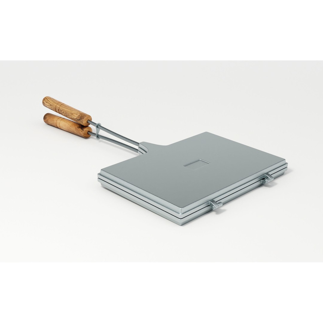 Stovetop Toaster 3D Model – High-Quality PBR Kitchenware Asset, FBX - View 3