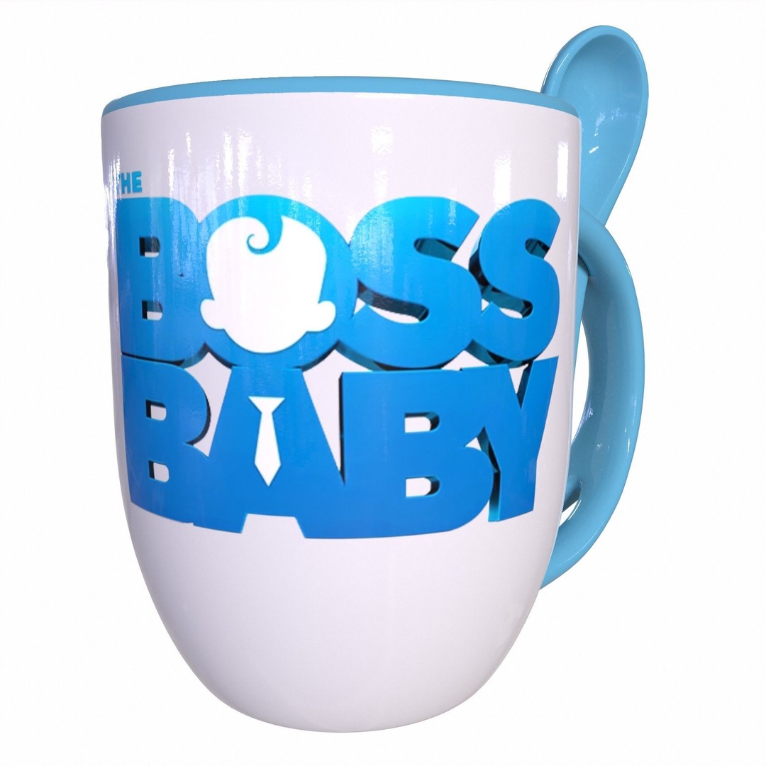 Baby Cup 3D Model – High Poly Photorealistic Kitchenware Asset - View 3