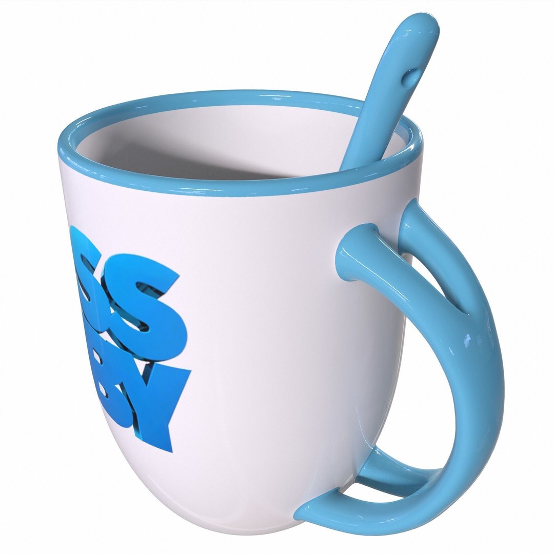 Baby Cup 3D Model – High Poly Photorealistic Kitchenware Asset - View 7