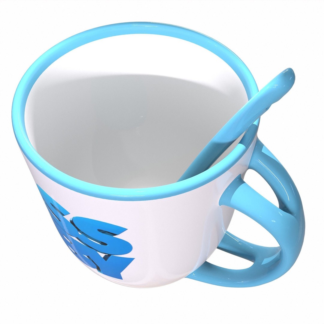 Baby Cup 3D Model – High Poly Photorealistic Kitchenware Asset - View 8