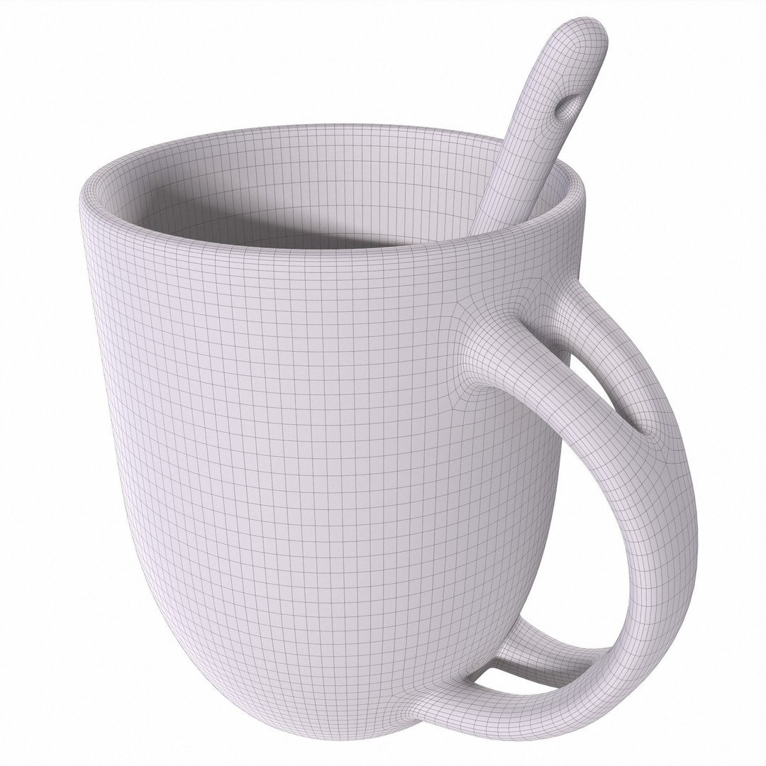 Baby Cup 3D Model – High Poly Photorealistic Kitchenware Asset - View 9