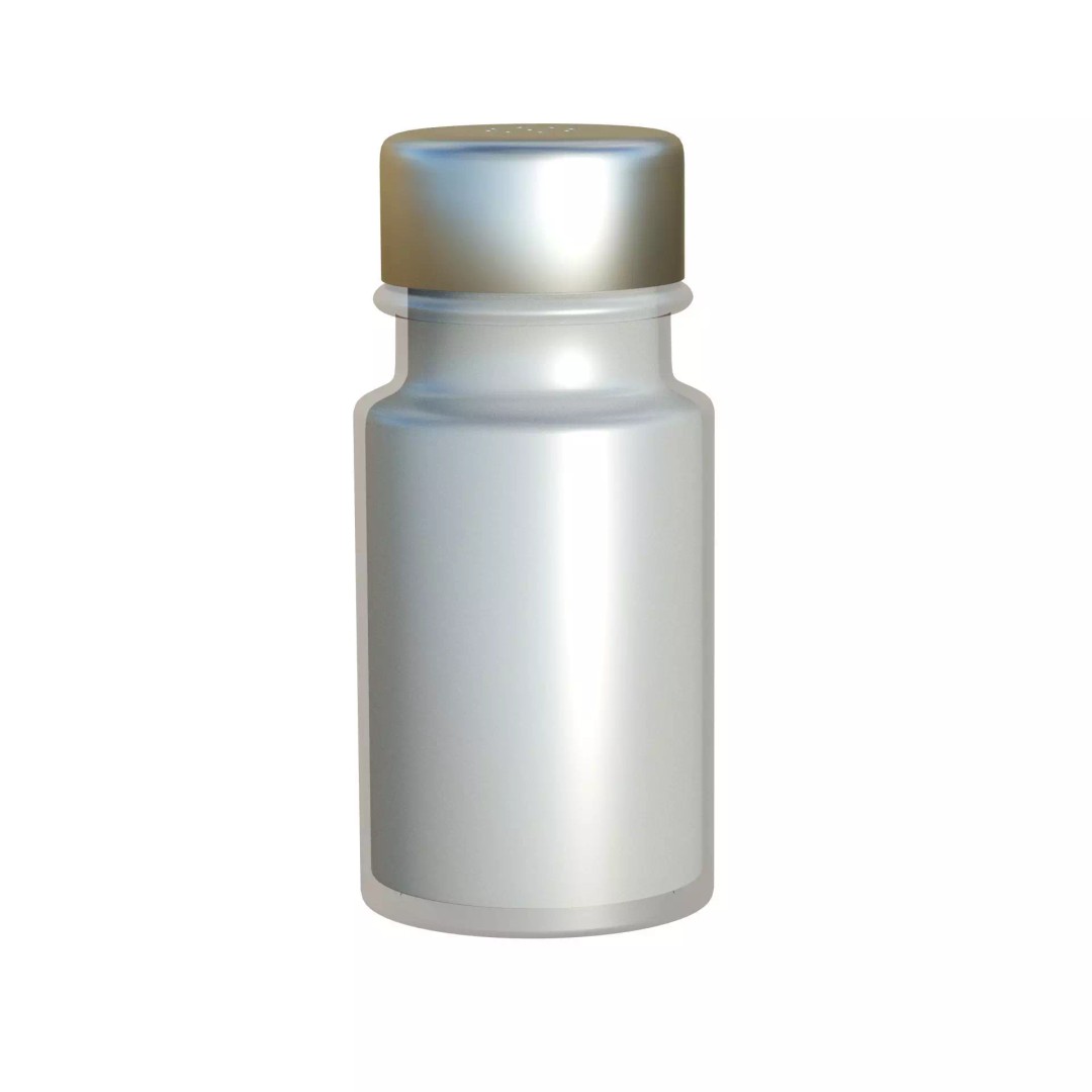 Salt Shaker 3D Model – Low Poly Game Ready Kitchenware, FBX, OBJ - View 4