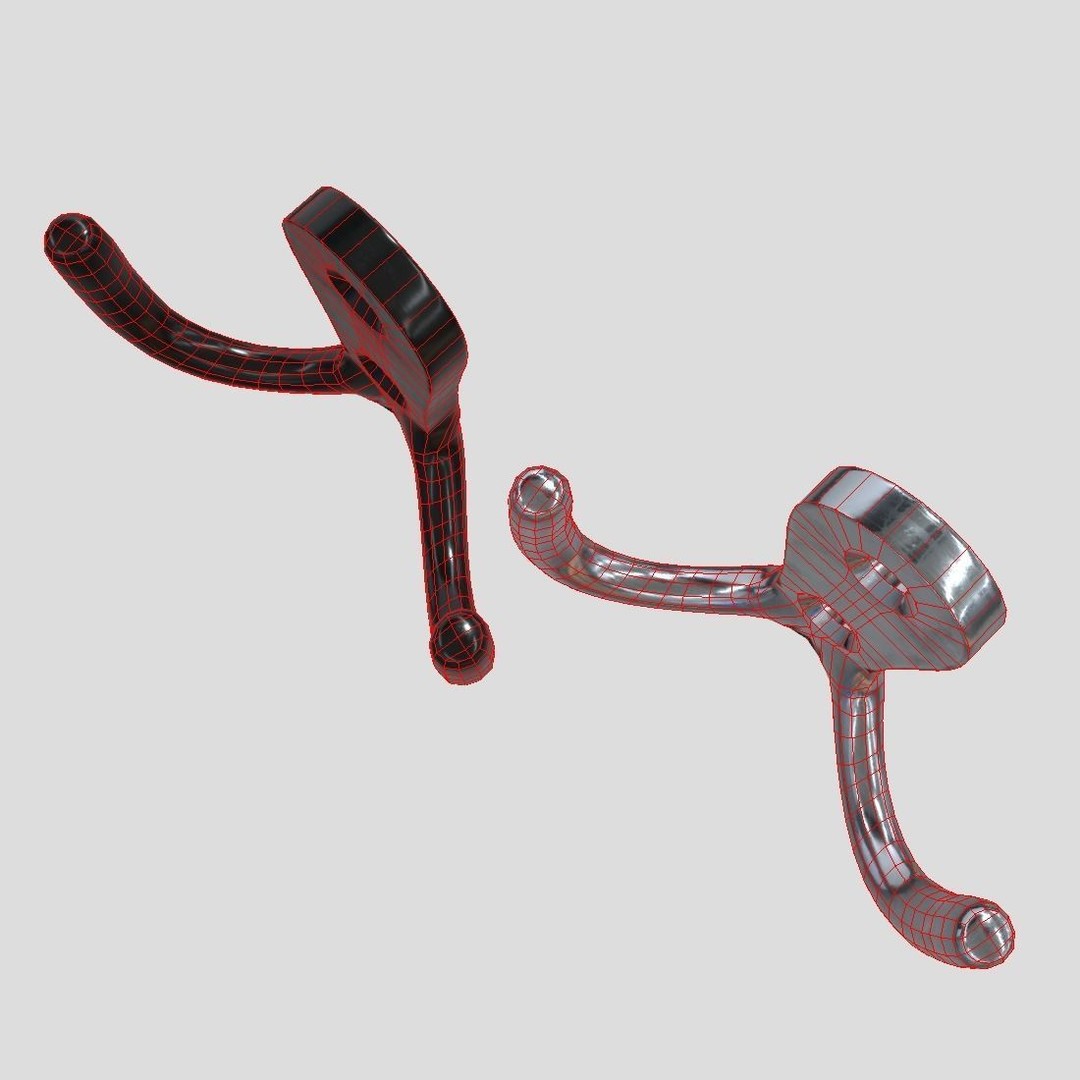 Coat Hook 3D Model – Low Poly Household Tool, PBR Textures, FBX - View 9