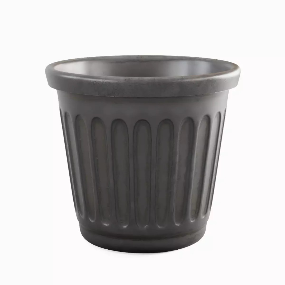 Plastic Flowerpot 3D Model – High Poly Game-Ready Asset, FBX, OBJ - View 11