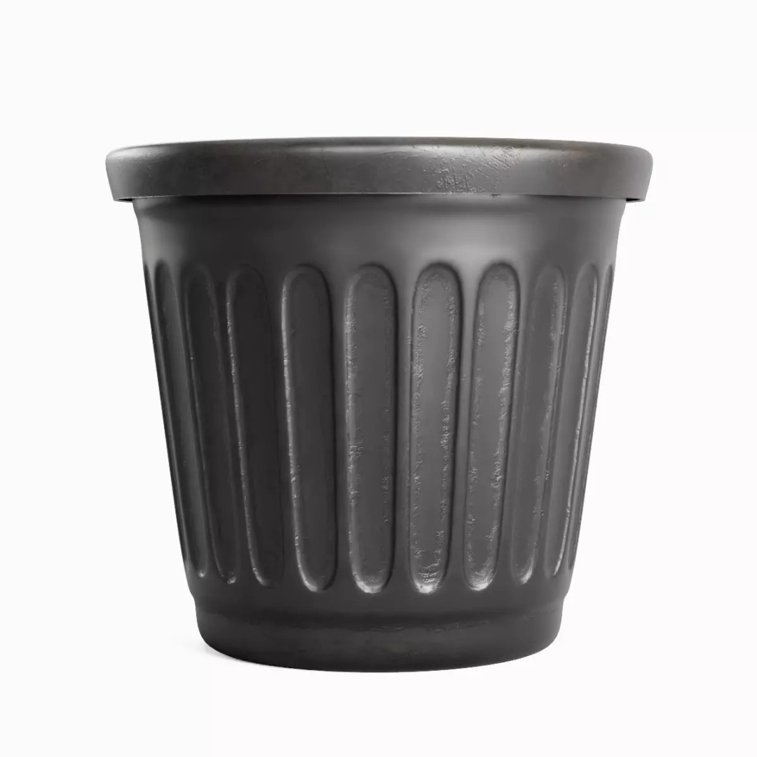 Plastic Flowerpot 3D Model – High Poly Game-Ready Asset, FBX, OBJ - View 15