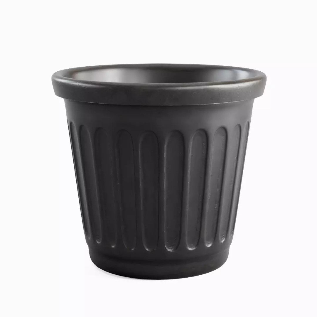 Plastic Flowerpot 3D Model – High Poly Game-Ready Asset, FBX, OBJ - View 16