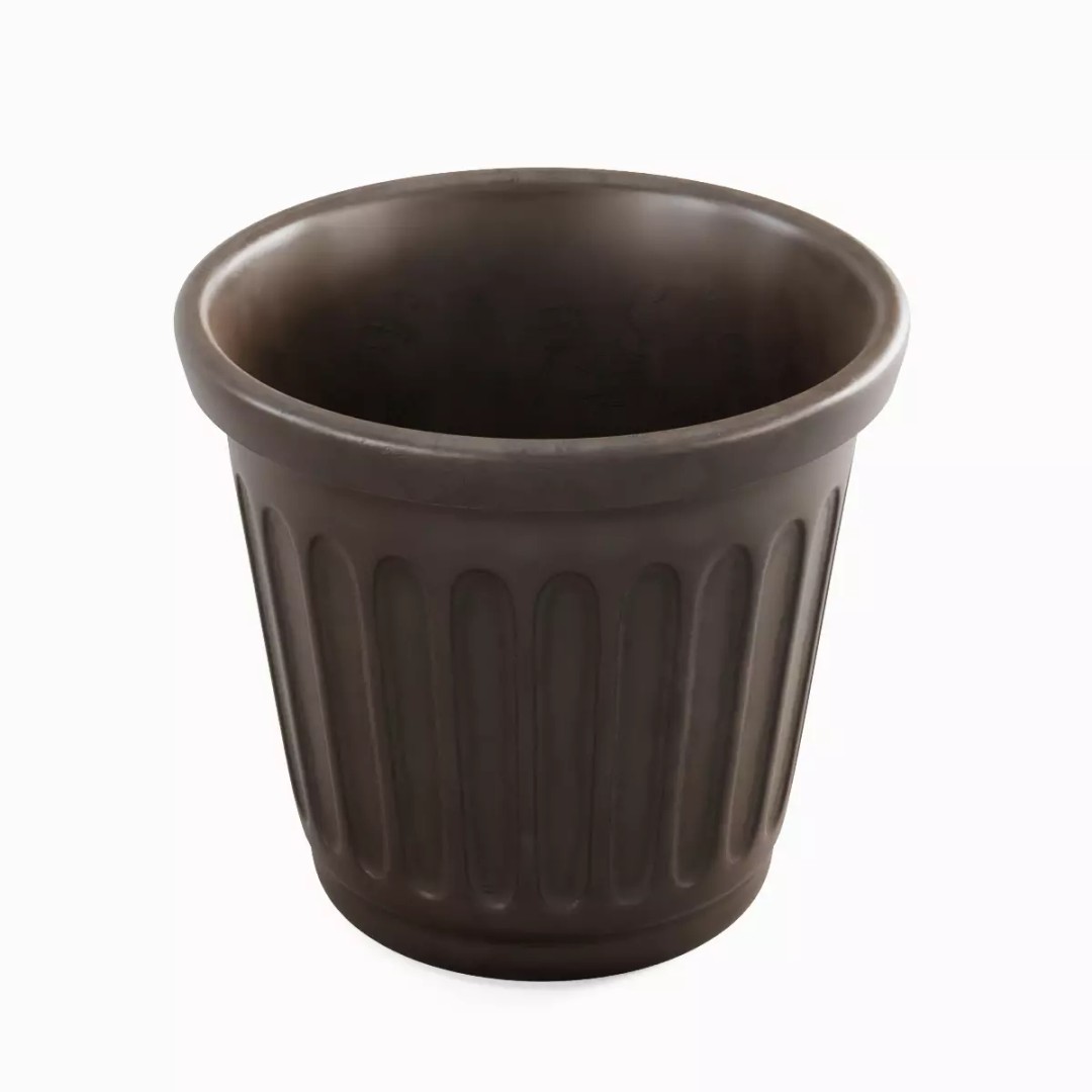 Plastic Flowerpot 3D Model – High Poly Game-Ready Asset, FBX, OBJ - View 7