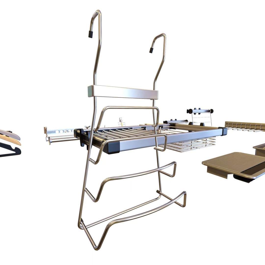 Furniture Fittings Mega Pack 3D Model – Mechanisms for Interior Design - View 116