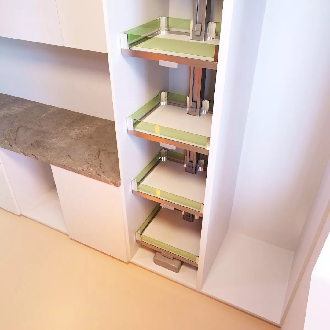 Furniture Fittings Mega Pack 3D Model – Mechanisms for Interior Design - View 4