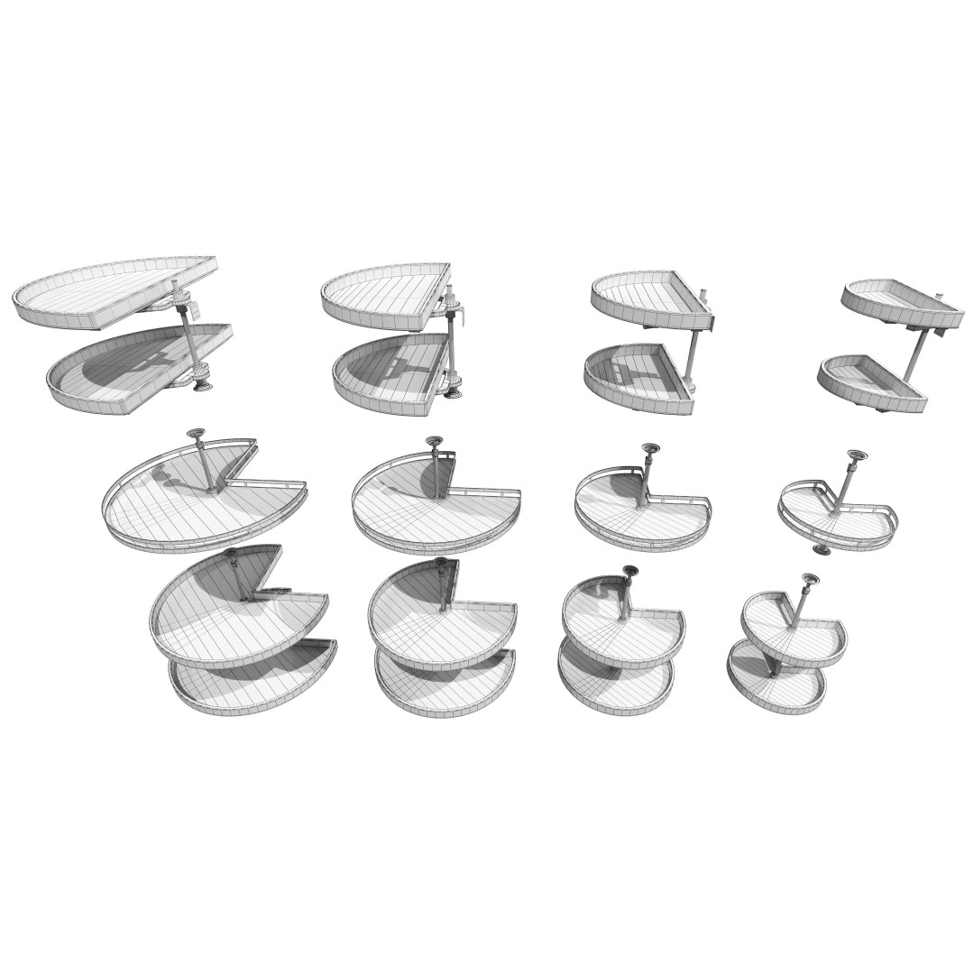 Furniture Fittings Mega Pack 3D Model – Mechanisms for Interior Design - View 56