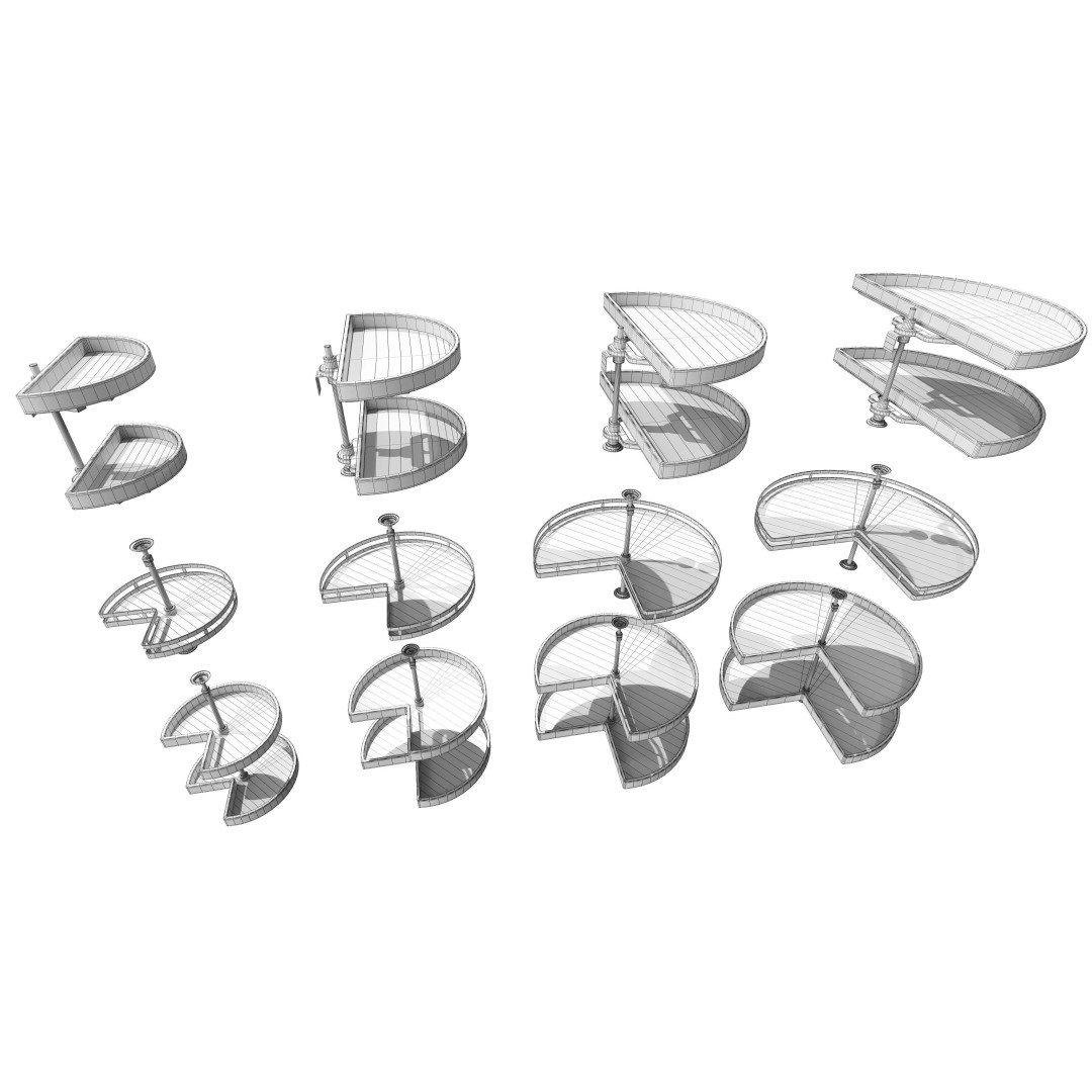 Furniture Fittings Mega Pack 3D Model – Mechanisms for Interior Design - View 58