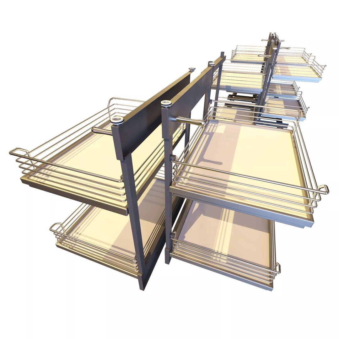 Furniture Fittings Mega Pack 3D Model – Mechanisms for Interior Design - View 67