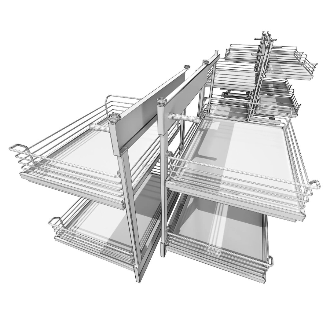 Furniture Fittings Mega Pack 3D Model – Mechanisms for Interior Design - View 68