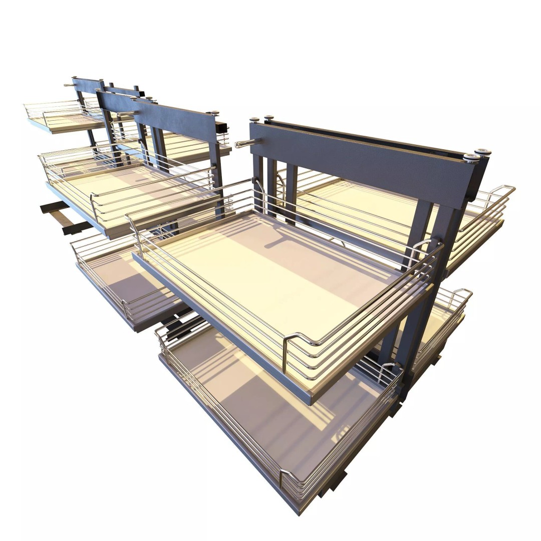 Furniture Fittings Mega Pack 3D Model – Mechanisms for Interior Design - View 71