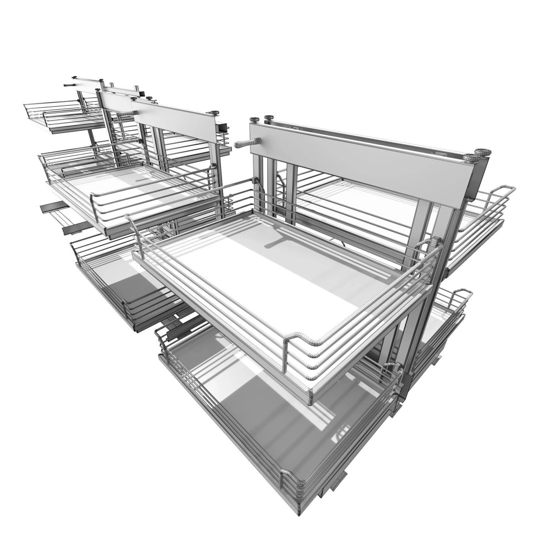 Furniture Fittings Mega Pack 3D Model – Mechanisms for Interior Design - View 72