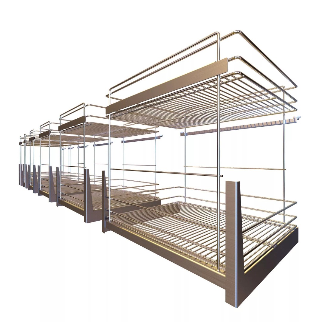 Furniture Fittings Mega Pack 3D Model – Mechanisms for Interior Design - View 77