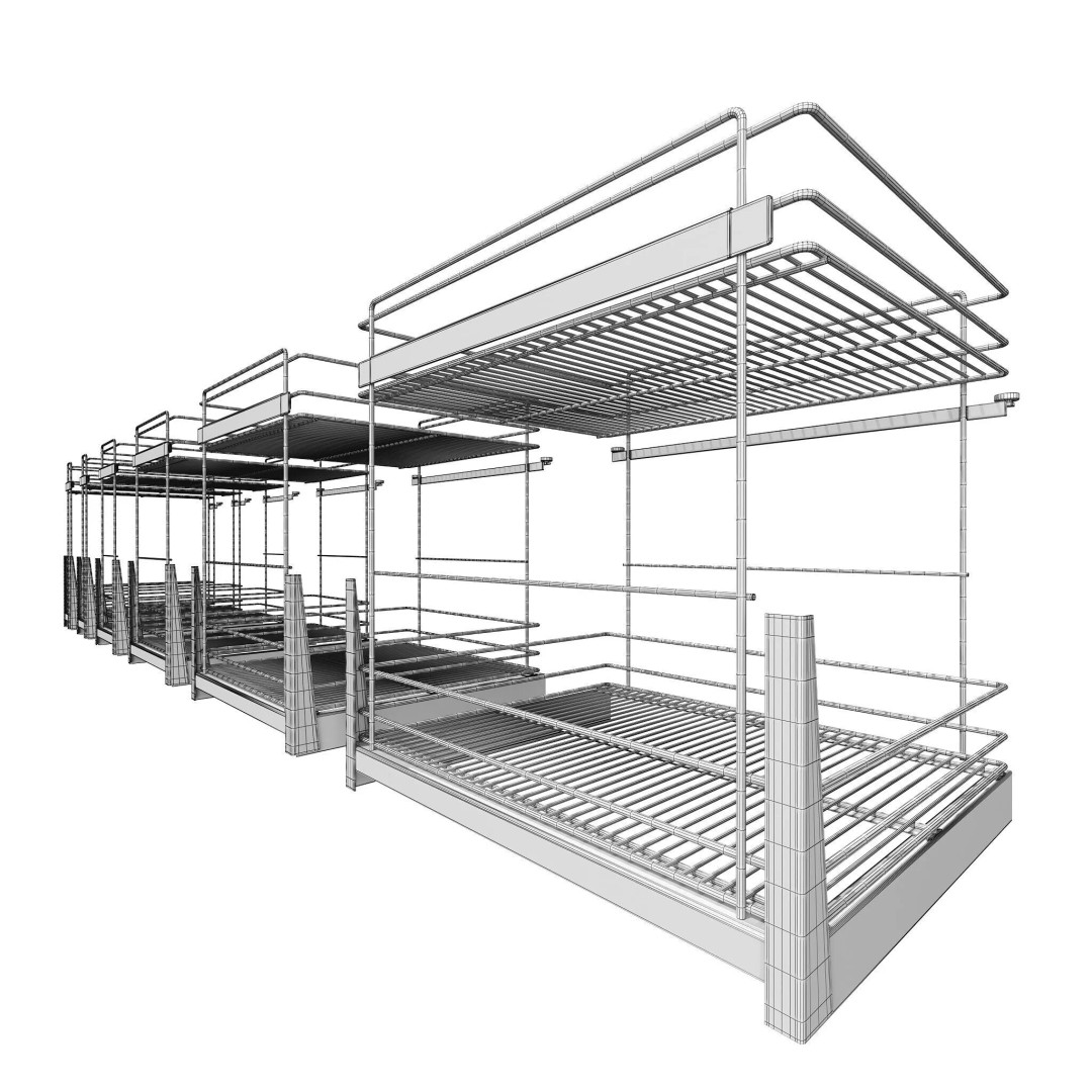 Furniture Fittings Mega Pack 3D Model – Mechanisms for Interior Design - View 78