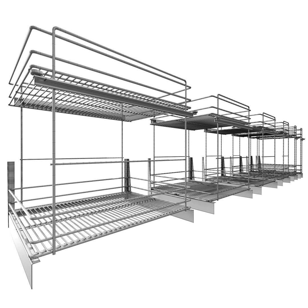 Furniture Fittings Mega Pack 3D Model – Mechanisms for Interior Design - View 80