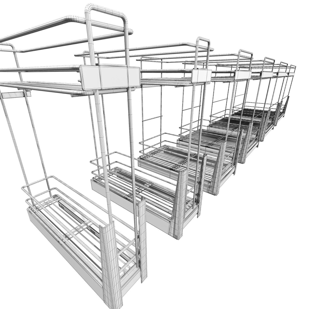 Furniture Fittings Mega Pack 3D Model – Mechanisms for Interior Design - View 84