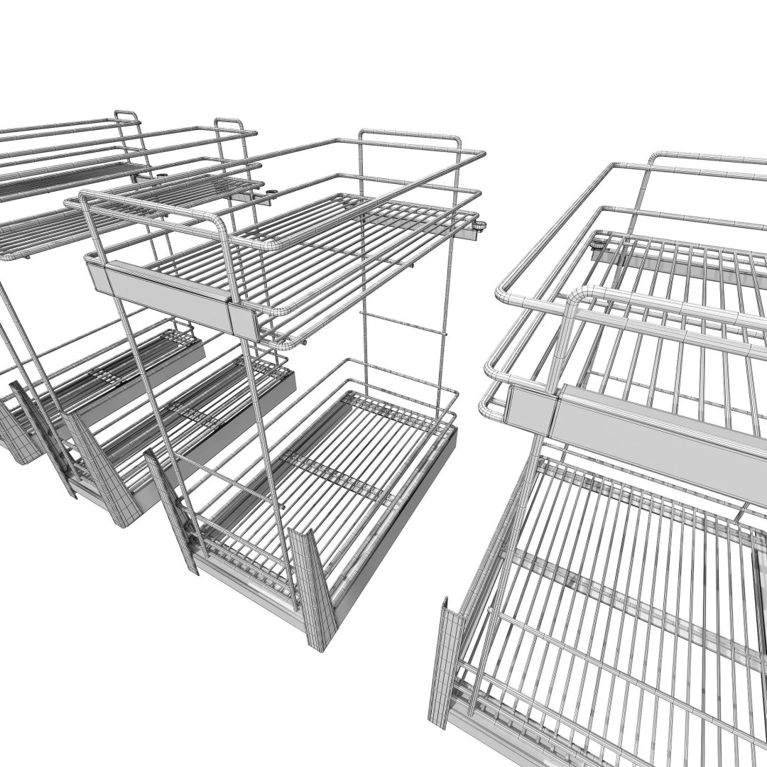 Furniture Fittings Mega Pack 3D Model – Mechanisms for Interior Design - View 86