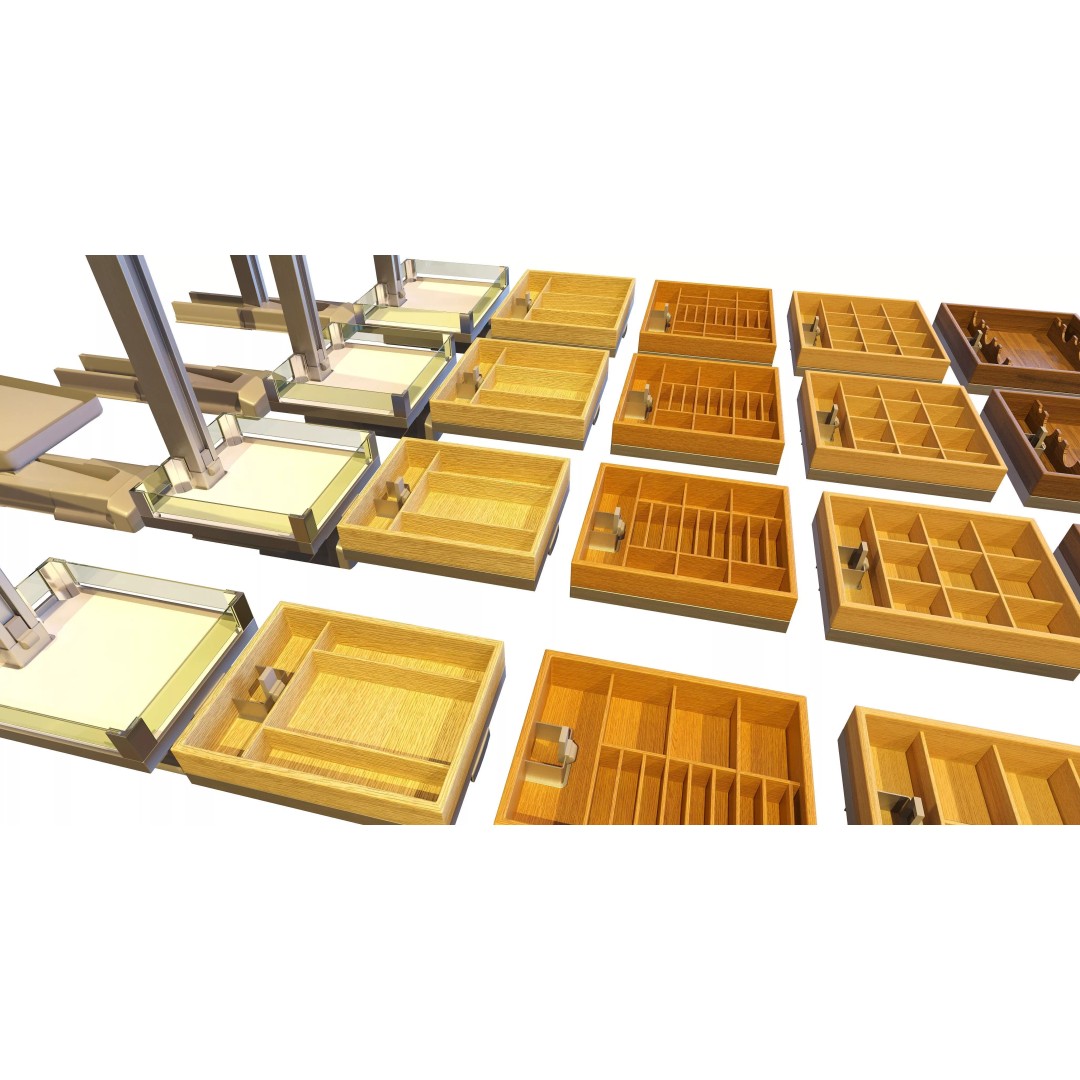 Furniture Fittings Mega Pack 3D Model – Mechanisms for Interior Design - View 9