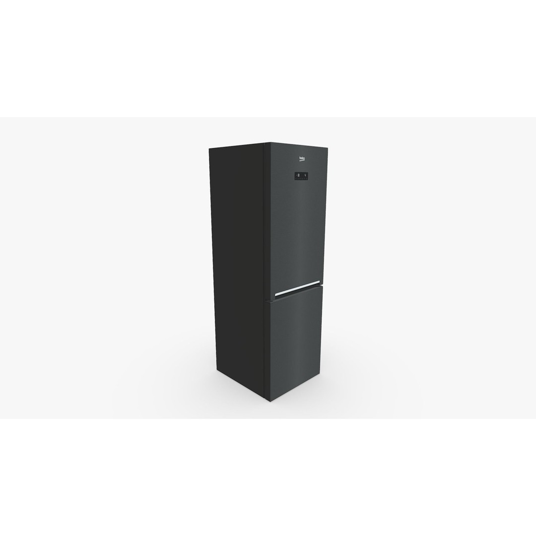 Beko RCNA366E40ZXBRN Fridge 3D Model – Low Poly PBR Game Asset, FBX - View 3