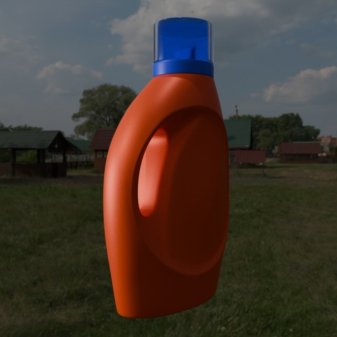Tide Detergent Bottle 3D Model – Low Poly PBR Asset, Blender, FBX - View 16
