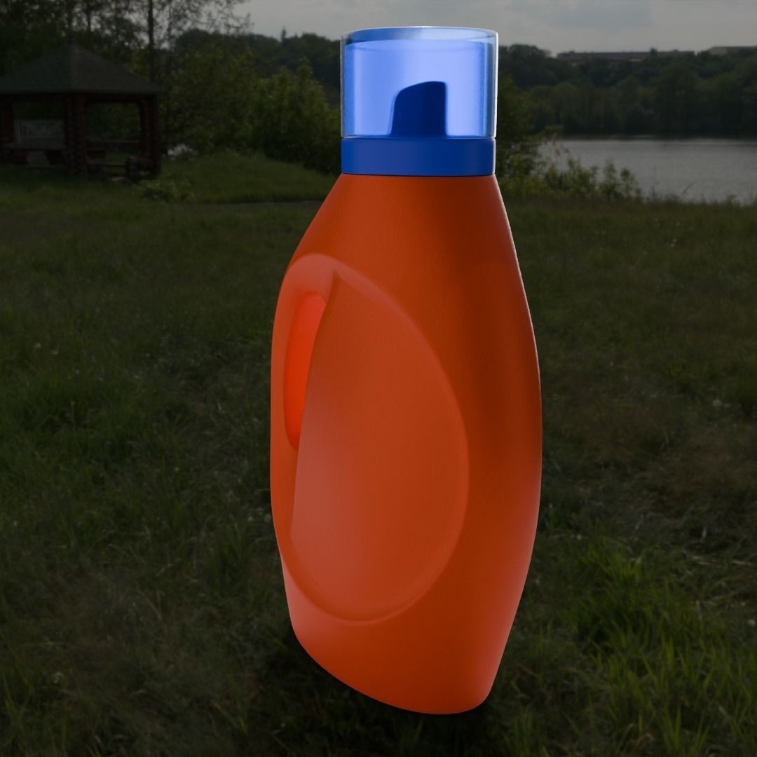 Tide Detergent Bottle 3D Model – Low Poly PBR Asset, Blender, FBX - View 26