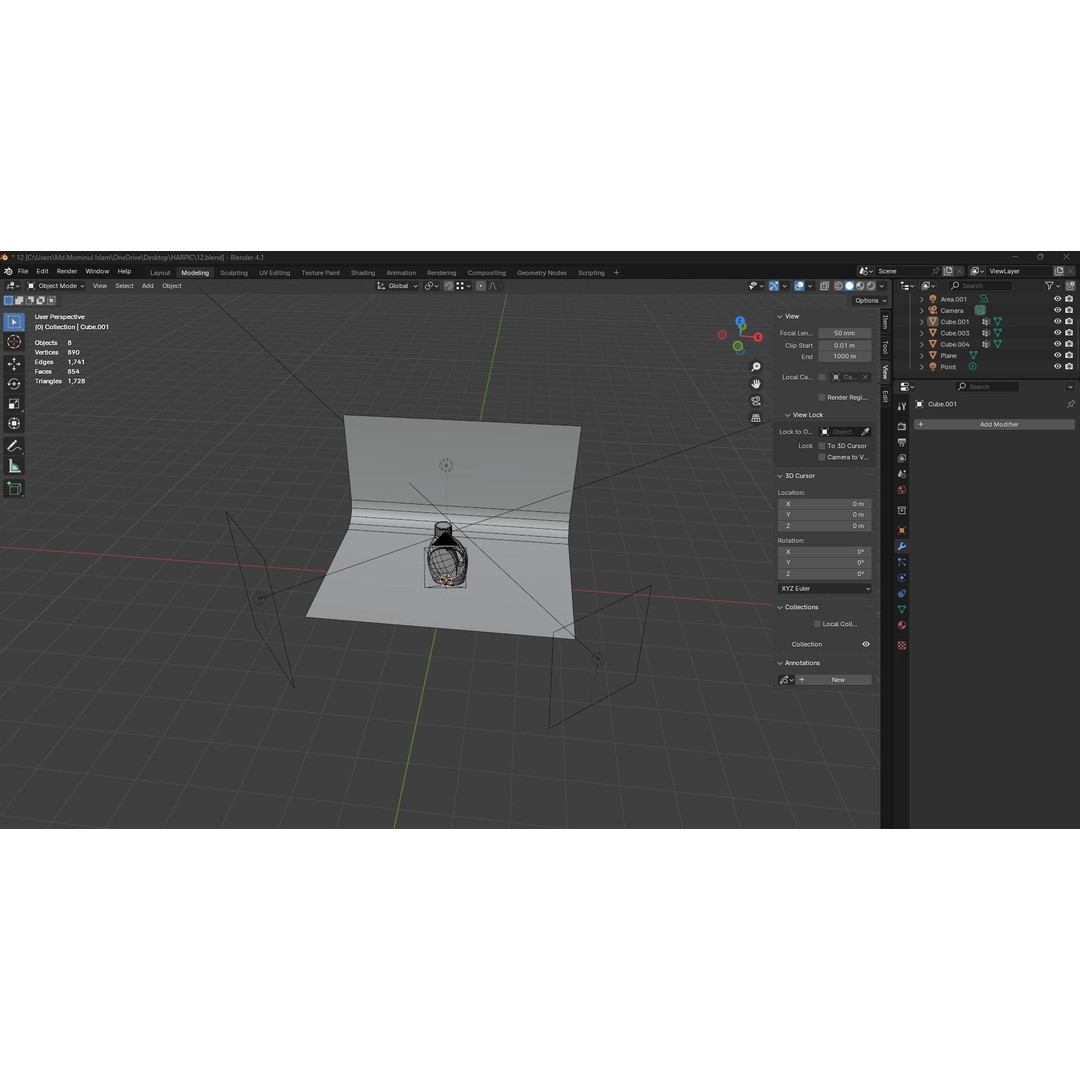 Tide Detergent Bottle 3D Model – Low Poly PBR Asset, Blender, FBX - View 28