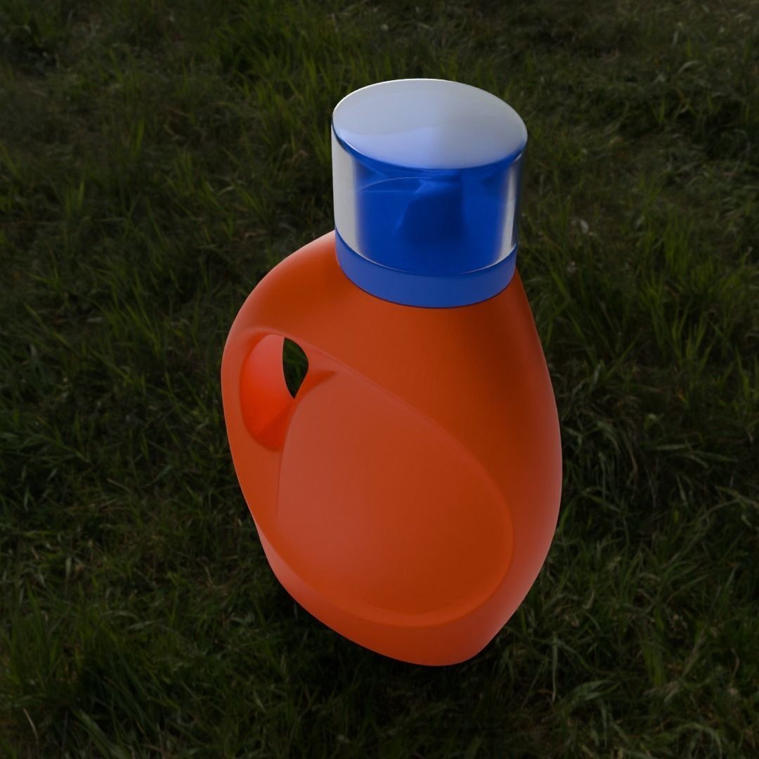 Tide Detergent Bottle 3D Model – Low Poly PBR Asset, Blender, FBX - View 6
