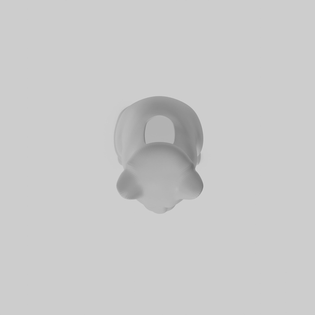 Cat Vase 3D Model – Low Poly Photo-Realistic Decor Asset, FBX - View 6