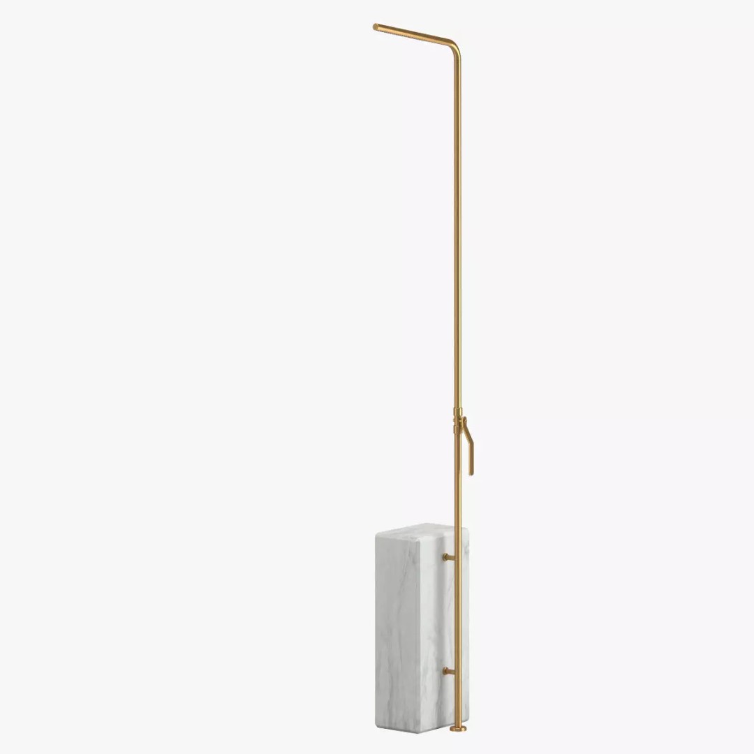 Shower 3D Model – Realistic Bathroom Fixture, FBX, PBR Textures - View 2