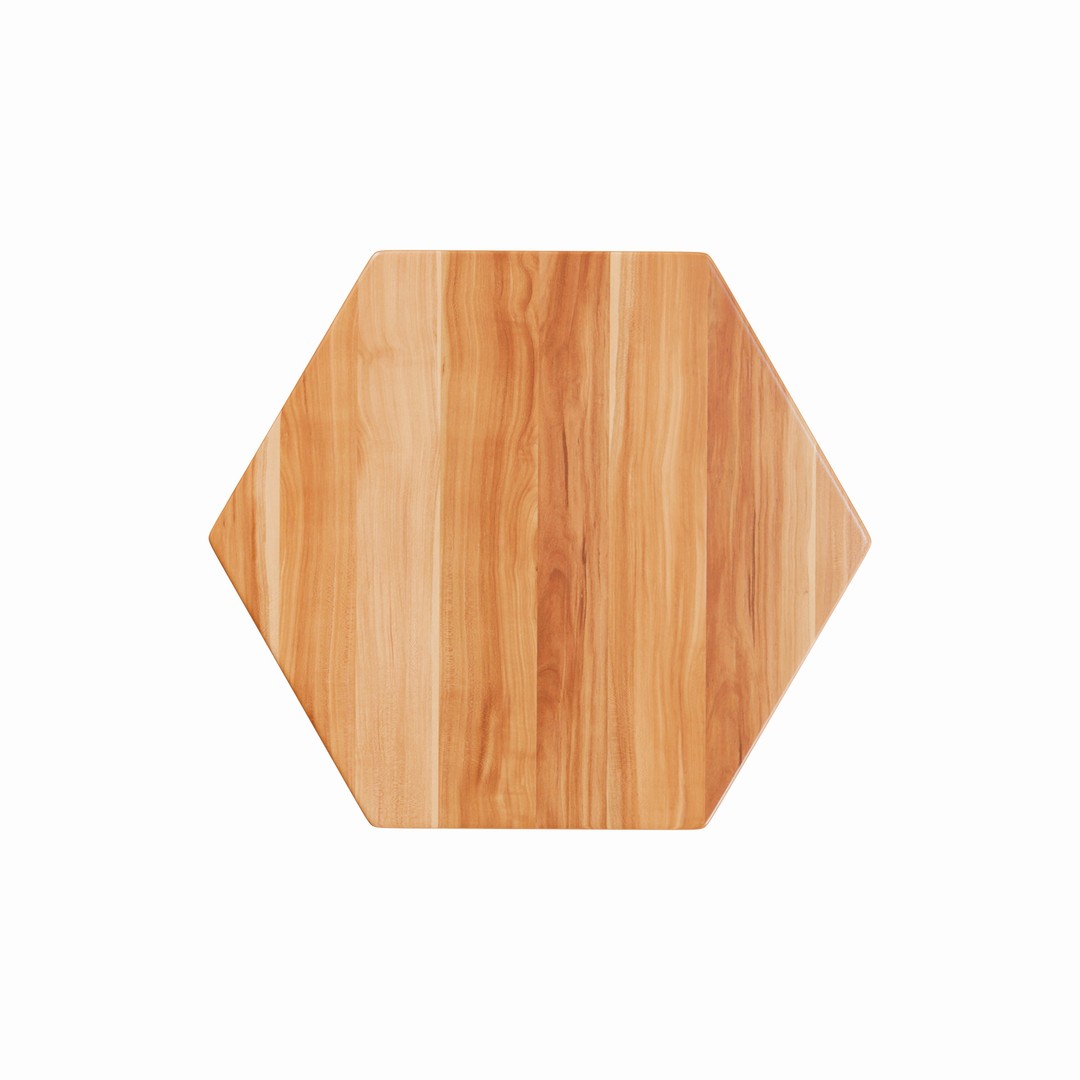 Moroccan Hexagon Side Table 3D Model – PBR Textured, FBX, Blender - View 6