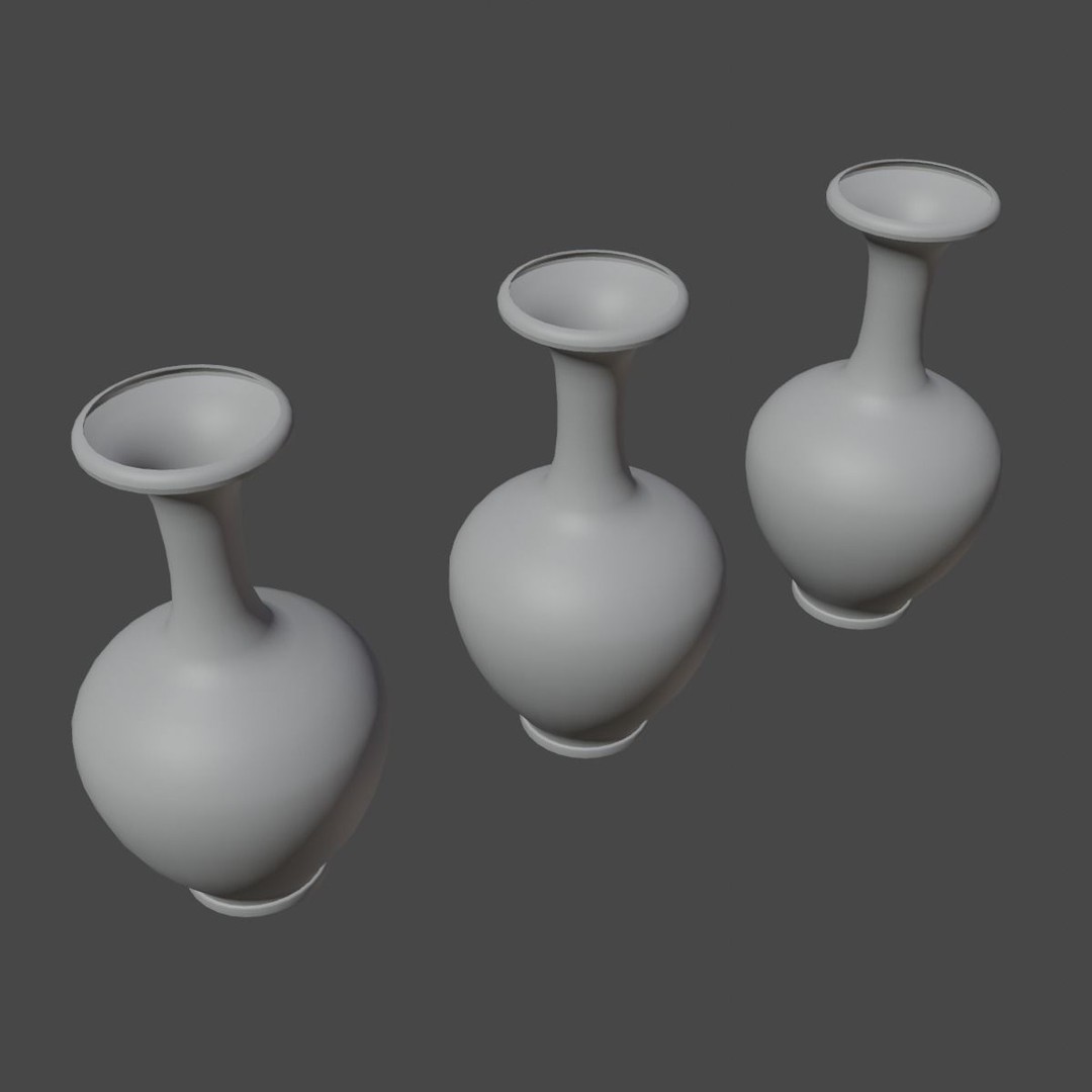 Decorative Vase 3D Model – Low Poly Game Ready, FBX, PBR Textures - View 17