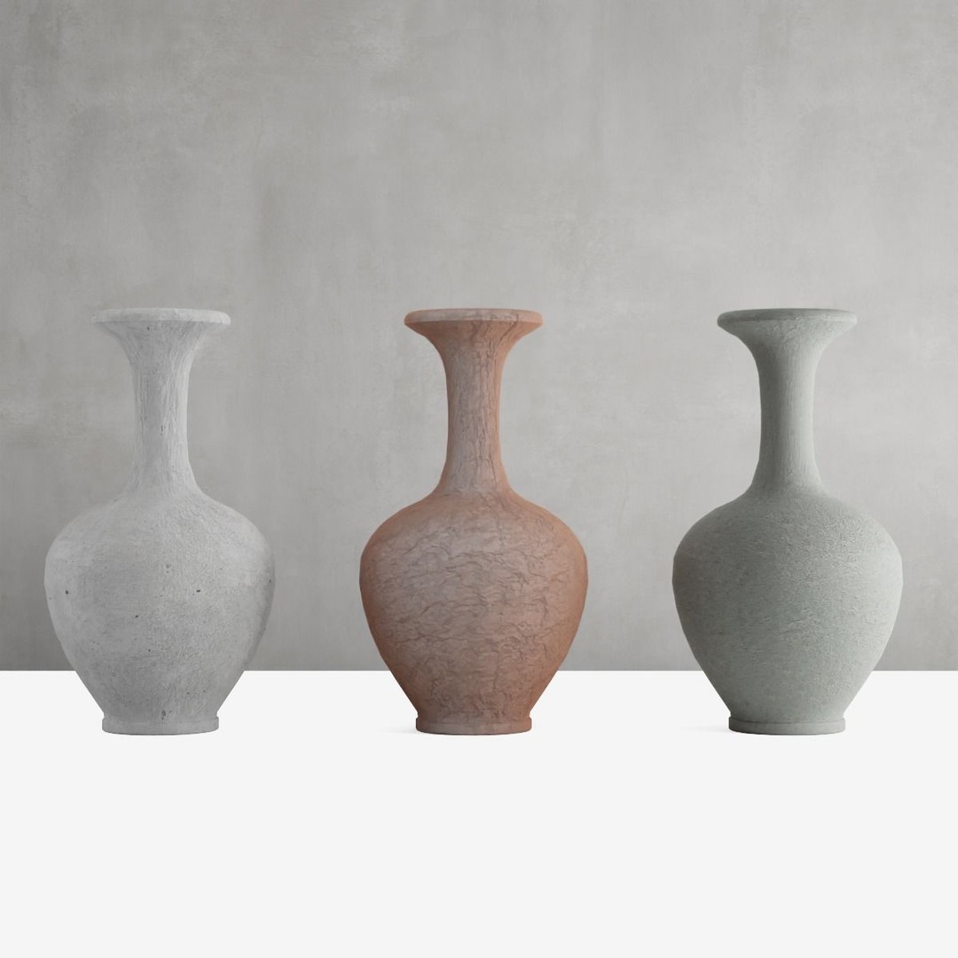 Decorative Vase 3D Model – Low Poly Game Ready, FBX, PBR Textures - View 5