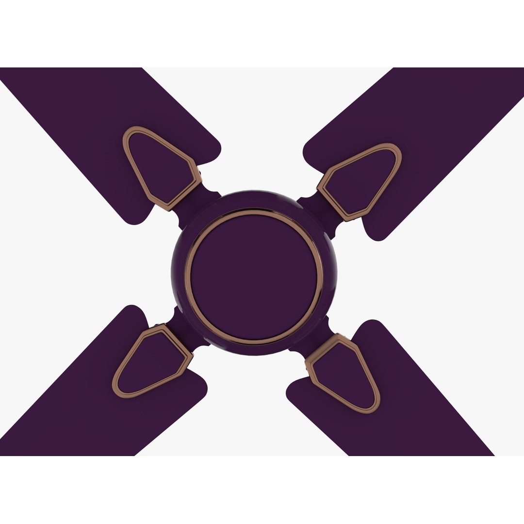 Ceiling Fan 3D Model – Low Poly Interior Asset, PBR Textures, FBX - View 3