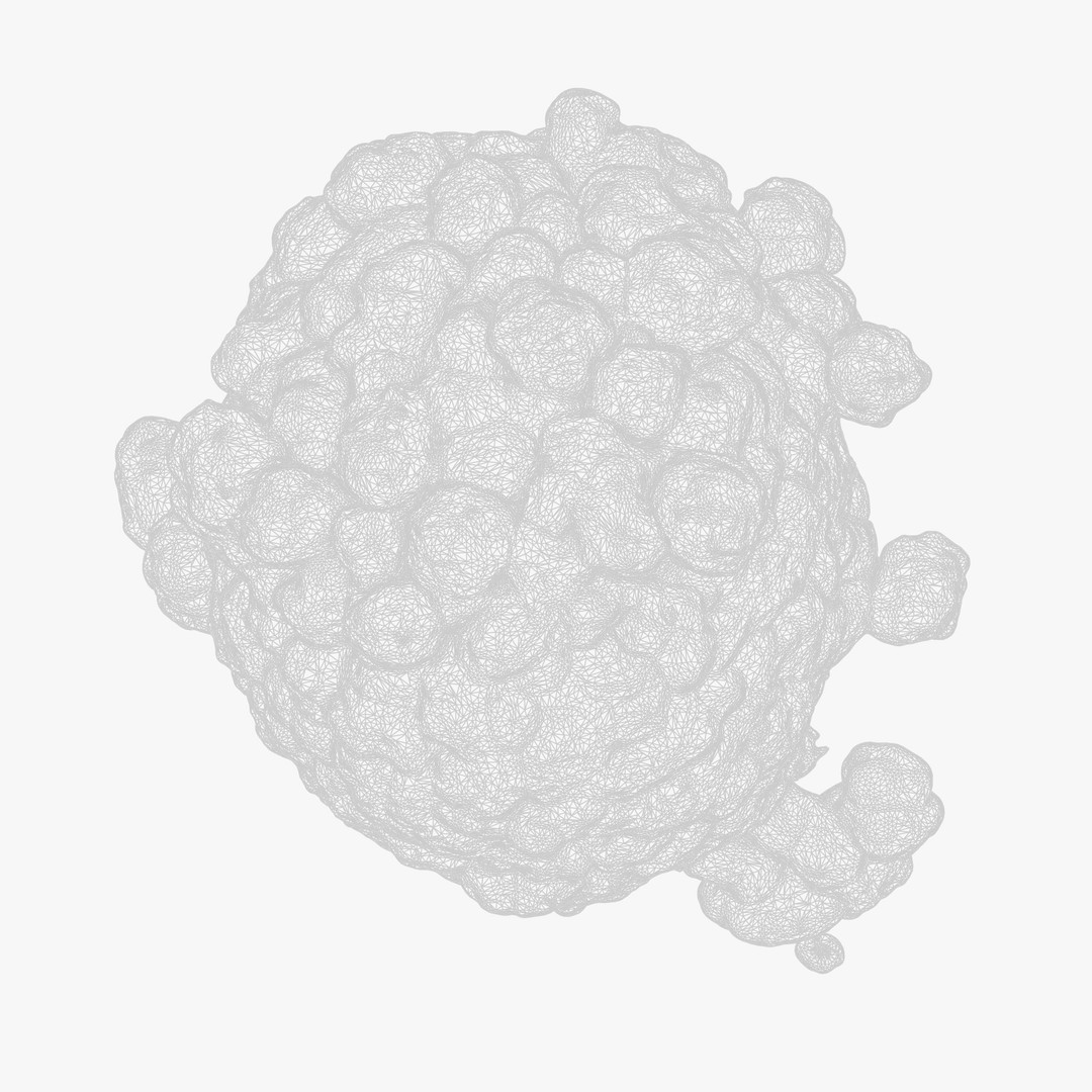 Cancer Cell Tumor 3D Model – High Poly PBR Asset, FBX, OBJ, Blender - View 8