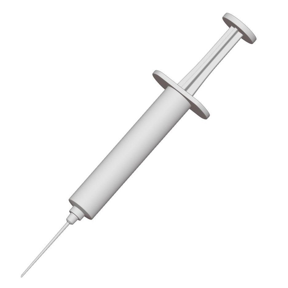 Disposable Syringe 3D Model – PBR Medical Asset, FBX, OBJ, Blender - View 16
