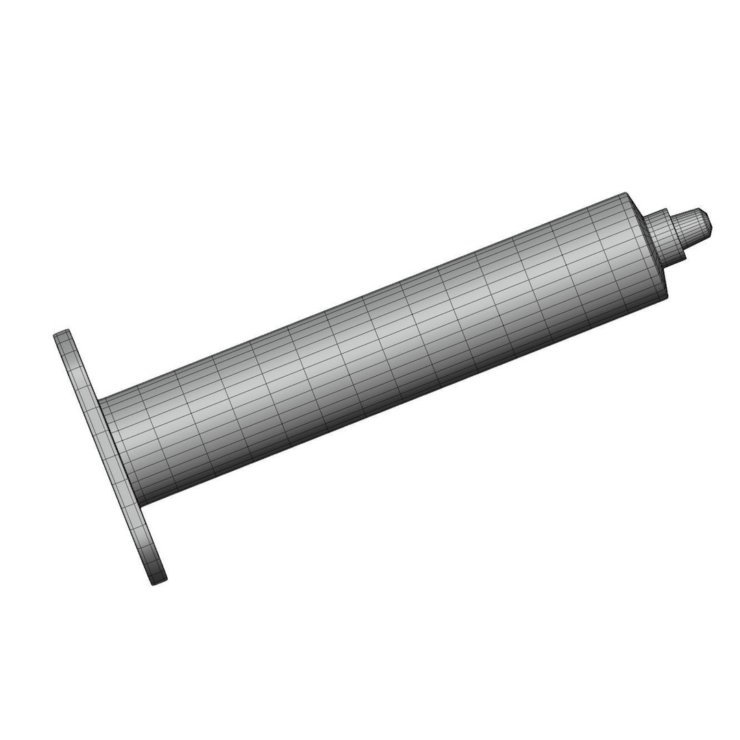 Disposable Syringe 3D Model – PBR Medical Asset, FBX, OBJ, Blender - View 25