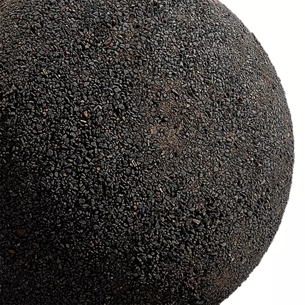 Gravel Seamless Texture 3D Model – PBR 2K Textures, EXR & JPG Formats - View 2