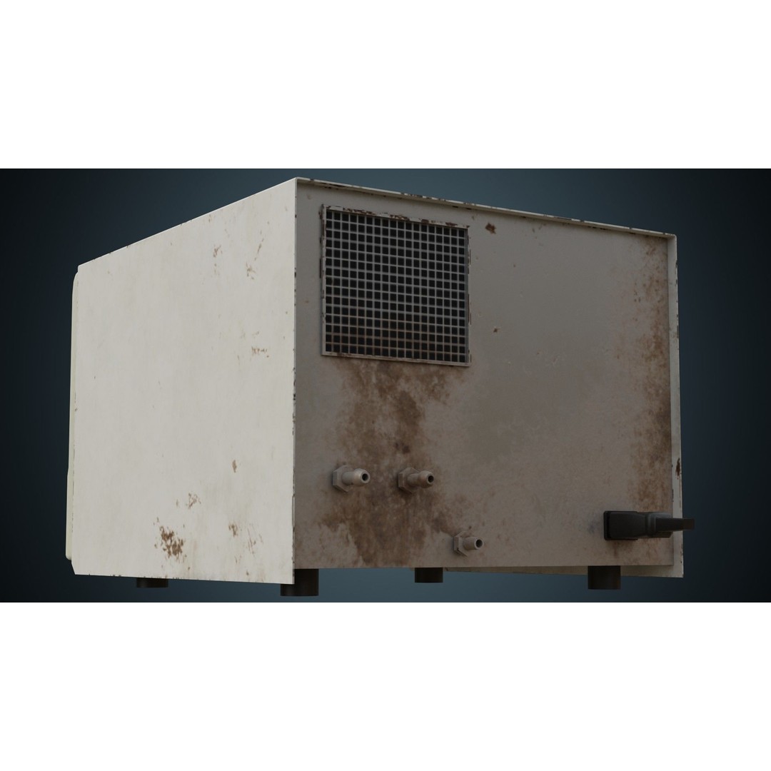 Autoclave 3D Model – Low Poly Medical Equipment, FBX, Blender - View 5