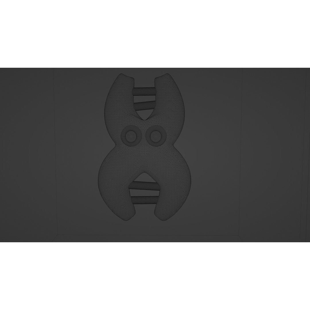Cute Cartoon DNA 3D Model – Expressive Character Asset, Blender - View 12
