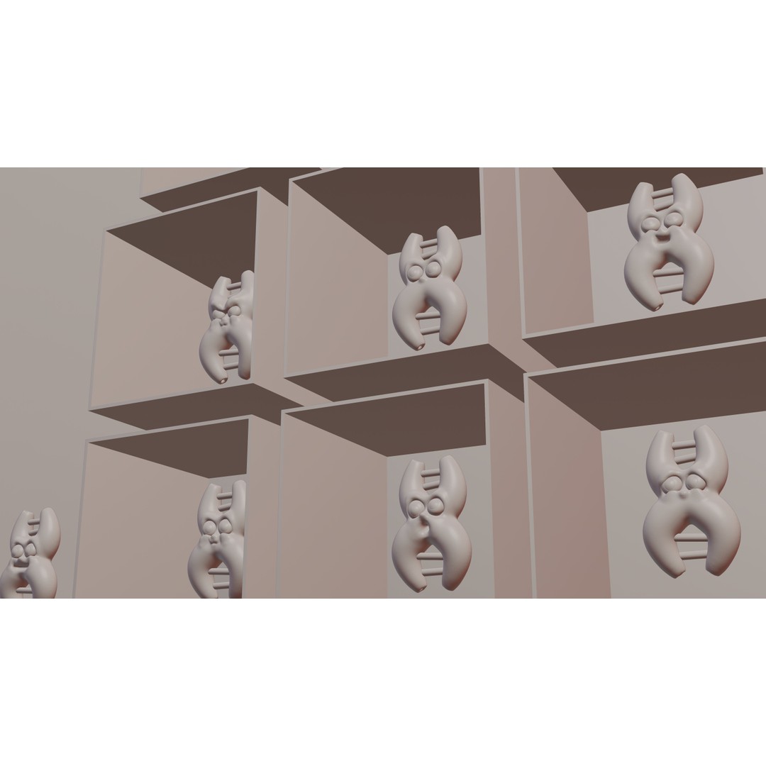 Cute Cartoon DNA 3D Model – Expressive Character Asset, Blender - View 6