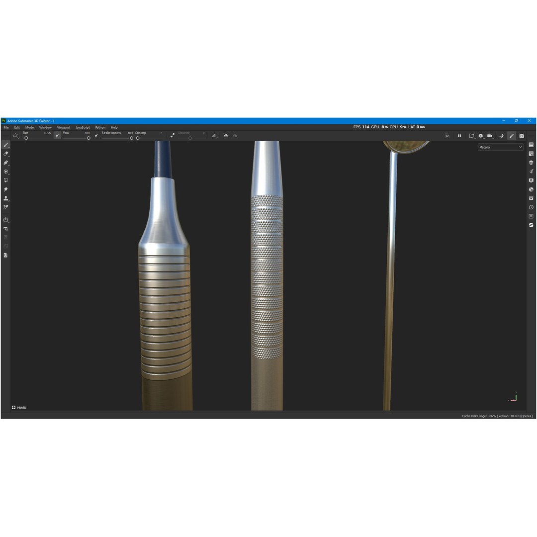 Dental Instruments 3D Model – High Quality Medical Asset, FBX, OBJ - View 11