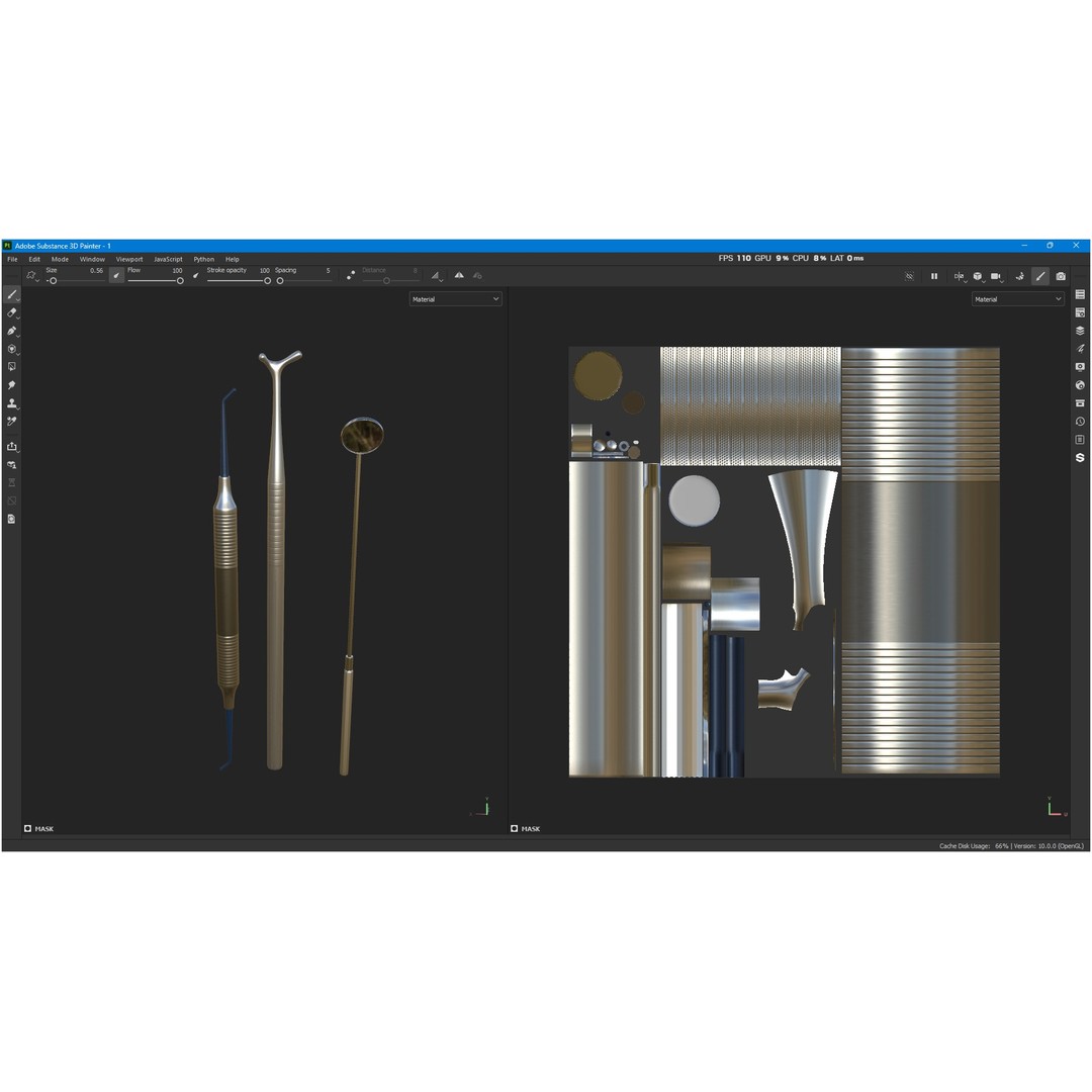 Dental Instruments 3D Model – High Quality Medical Asset, FBX, OBJ - View 15