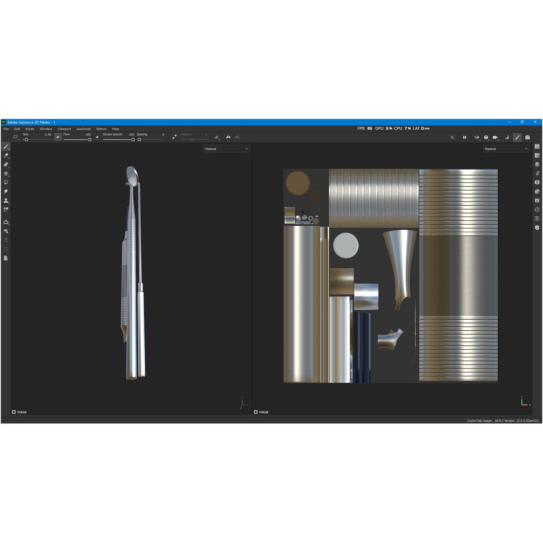 Dental Instruments 3D Model – High Quality Medical Asset, FBX, OBJ - View 19