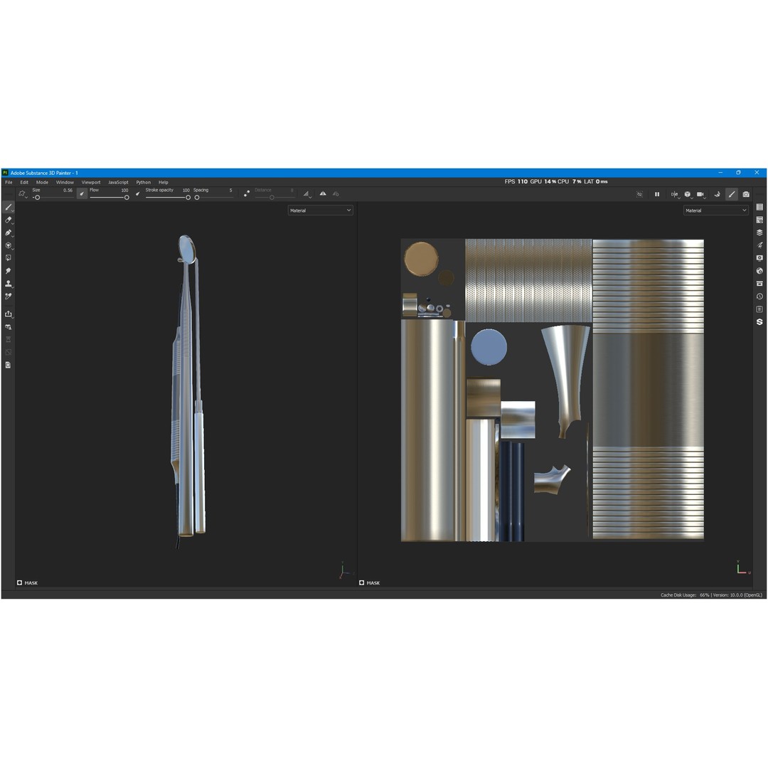 Dental Instruments 3D Model – High Quality Medical Asset, FBX, OBJ - View 20