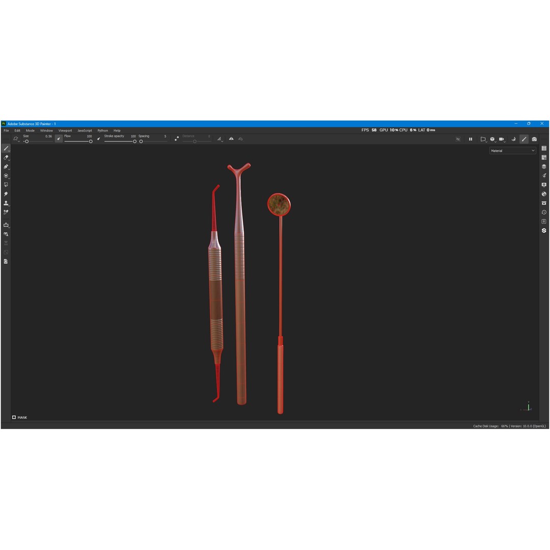 Dental Instruments 3D Model – High Quality Medical Asset, FBX, OBJ - View 24