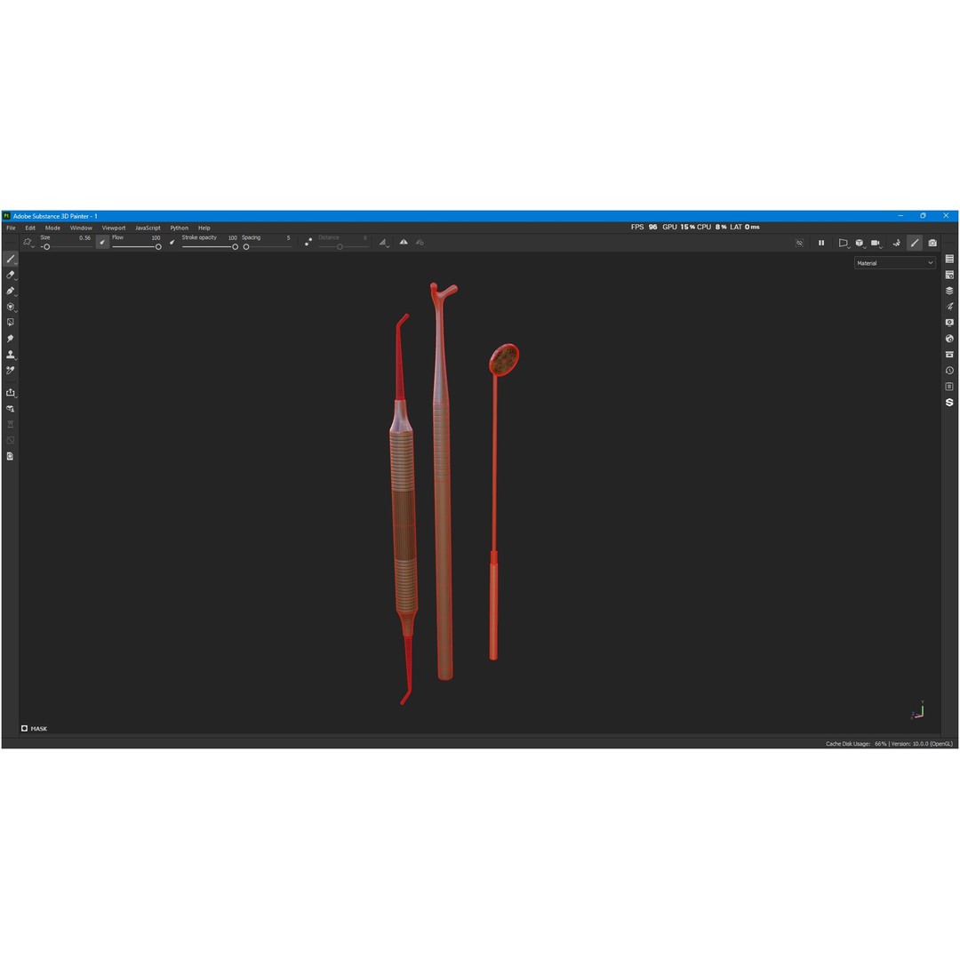 Dental Instruments 3D Model – High Quality Medical Asset, FBX, OBJ - View 26