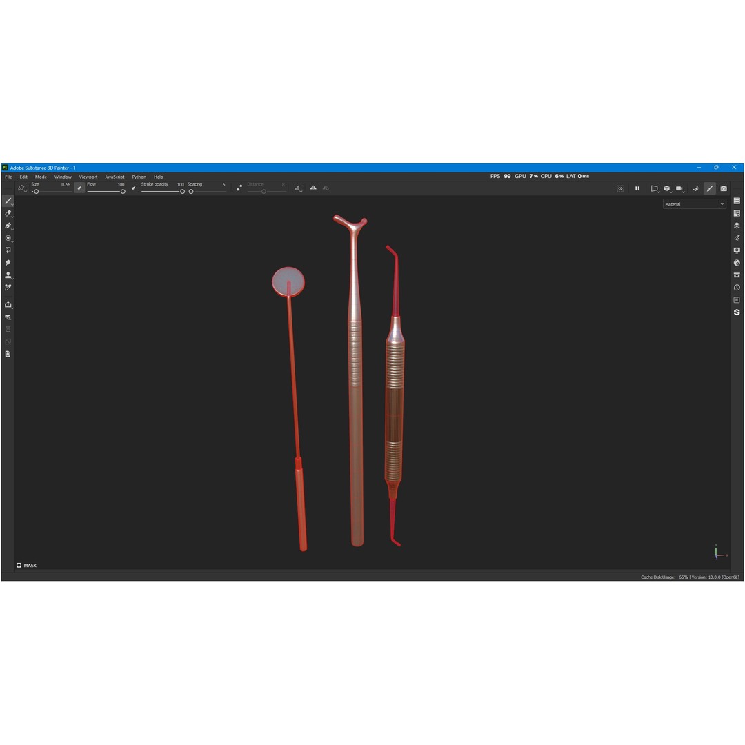 Dental Instruments 3D Model – High Quality Medical Asset, FBX, OBJ - View 27